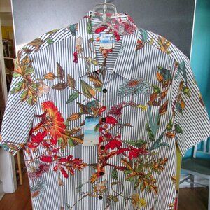 NWT- Georg Roth S/S Cotton Print Shirt